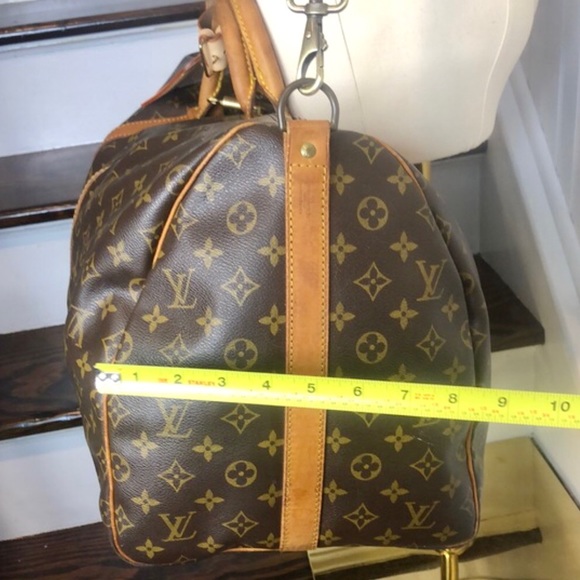 LOUIS VUITTON LV55 Keepall Monogram Bandolier Crossbody Strap Weekend Bag VI8902 - Picture 17 of 17